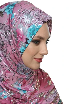 Potiskane Pritiski Bonnet Hidžab Ženske