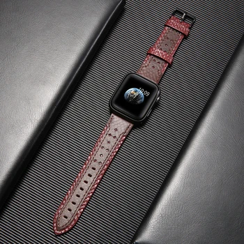 Pravega Usnja trak za Apple watch band 44 mm 40 mm iWatch correa 42mm 38 mm watchband za apple watch 6 SE 5 4 3 2 1 zapestnico