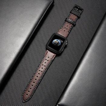 Pravega Usnja trak za Apple watch band 44 mm 40 mm iWatch correa 42mm 38 mm watchband za apple watch 6 SE 5 4 3 2 1 zapestnico