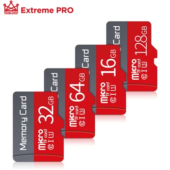 Pravi zmogljivosti Micro sd kartica 64GB 128GB U3 UHS-3 16GB 32GB Class10 UHS-1 4gb, 8gb flash kartice Pomnilniško Kartico Microsd TF/Kartice SD