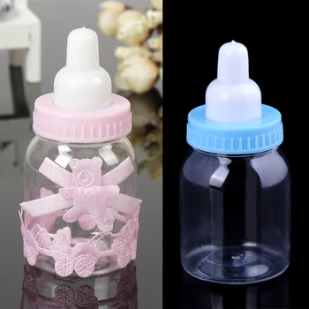 Prednost Steklenice Nove Sladkarije Steklenice Darilne Škatle S Trakom Baby Tuš Okraski Za Poroko, Rojstni Dan Dobave Bonbone Škatle