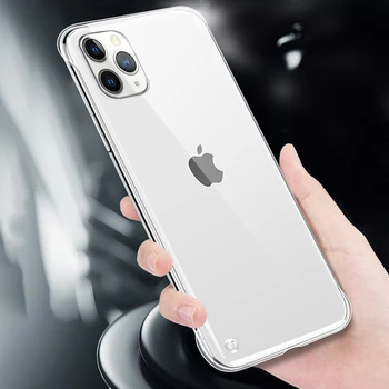 Pregledna Primeru Telefon Za iPhone 11 12 Max Pro Mini SE 2020 Brez robov Tanke Trde PC Pokrov Primeru Za iPhone X XR XS Max 7 8 Plus