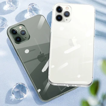 Pregledna Primeru Telefon Za iPhone 11 12 Max Pro Mini SE 2020 Brez robov Tanke Trde PC Pokrov Primeru Za iPhone X XR XS Max 7 8 Plus