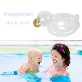 Pregledna Raca Baby Plavalni Obroč Napihljivi Baby Float Plavalni Obroč Krog Bazen Otroški Sedež Vodni Kopeli Igrače
