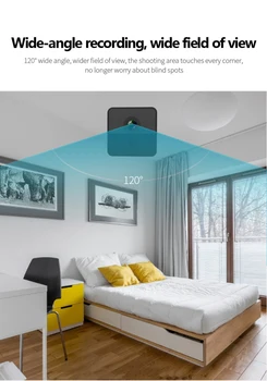 Prenosne Kamere, WiFi Kamera HD1080 DVR Nočno opazovanje Mikro Brezžični Video Nadzor Snemalnik Home Security IP Kamere