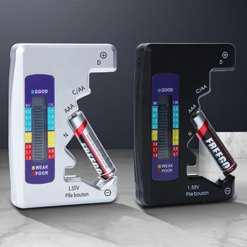 Prenosni Diagnostični Univerzalno Orodje Digitalni Tester za Baterije Baterije AAA AA 9V/1,5 V Zmogljivosti Tester Obremenitev Analizator Prikaz