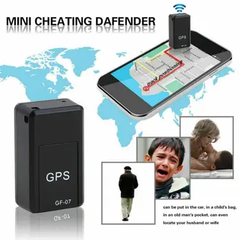 Prenosni Mini Magnetni GPS Tracker Lokator Naprave Za Zaščito Starejših Otrok, Anti-izgubljeno Napravo GPS Močan Magnet Nastavljalnik