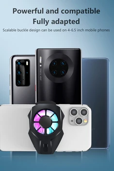 Prenosni Mobilni Telefon, Hladilnik Hladilni Ventilator Za IOS (Iphone, Android Xiaomi Huawei Sumsung Pametni PUBG Igra Imetnik Cooling Pad