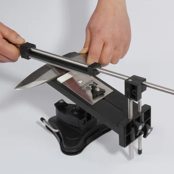Prenosni Nadgrajena Različica Fixed-angle Nož Ostra Profesionalni Kuhinjski Nož Ostra Kompleti Sistem 4 Brusilni Kamni