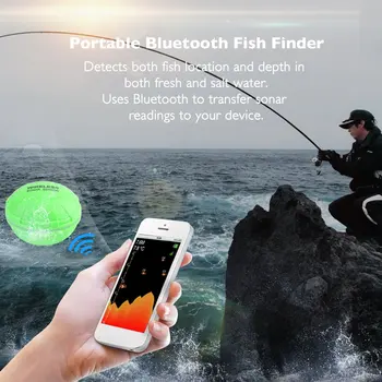 Prenosni Ribe Finder Morska Riba Zazna Napravo Za Ios Za Android 25M/80Ft Sonar Fishfinder Brezžični Detektor Ribolov