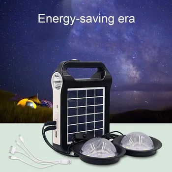 Prenosni Solarni Panel Generator System Vrata USB, Vgrajen V Razsvetljavo Svetilke SDF-LADJA