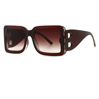 Prevelik Črni Blagovne Znamke Sončna Očala Ženske 2020 Novo Vintage Odtenki Velik Okvir Gradient Sončna Očala Za Žensko Oculos
