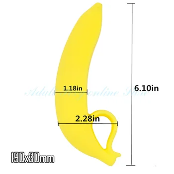 Prilagodljiv Banana Obliko Dildo Sex Igrače za Ženske Analni Čep G Spot Masaža Velik Penis Silikonski Prostate, Spodbuja