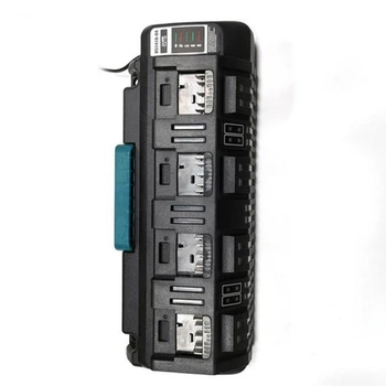 Primerna za 14.418 V Litijeve Baterije Orodje, 4-Vrata Hitro Polnilnik BS1418 z Dvojno USB NAS Plug