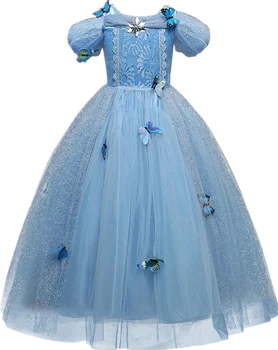 Princesa Cosplay Kostum, Obleke Za Dekleta Stranka, Oblačila Za Otroke, Otroci Obleko Gor