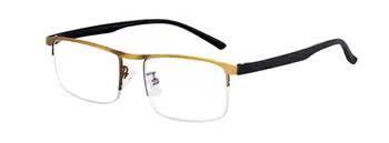 Progresivna multifokalna Obravnavi Očala Moški Ženske Anti Modra UV Zaščito Presbyopic Očala Polovici Okvirja Samodejnega Prilagajanja Očala