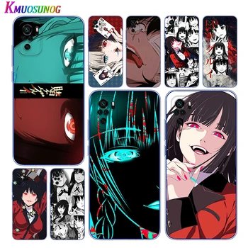 Prozoren Pokrov Anime Kakegurui Za Xioami Redmi Opomba 10 10 9T 9S 9 8T 8 7S 7 6 5 5 4 4 Pro Max Primeru Telefon