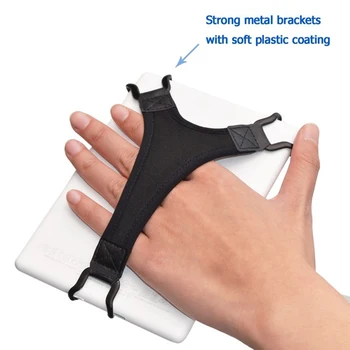 Prst Nosilec Traku Elastičnega Neoprena z Roko Lahka Teža Trikotnik z Eno Roko Delovanje Pasu za Tablični računalnik iPad, Kindle E-Bralniki