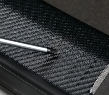 Prtljažniku avtomobila okrasne zaščitne nalepke Visoko kakovostnih ogljikovih vlaken tkanine Za Audi A3 A4 A5 A6 A7 A8 V3 V5 Q7 Q8 dodatki