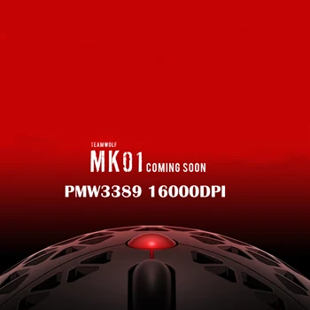 Prvotna EKIPA VOLK MK01 Poklic Gaming Miška 45 g Votlih-Iz Lahke Miši PMW3389 16000DPI Za Lurke Igralec