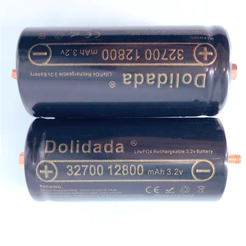 Prvotne blagovne Znamke 32700 12800mAh 3.2 V lifepo4 Baterije za ponovno Polnjenje Strokovno Litij-Železo Fosfat Baterije z vijakom