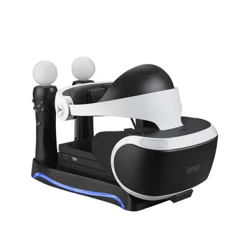 PS4 VR polnilno Postajo Display Stojala za Razširitveno Polnilnik LED Predstavitev za Sony Playstation Move PS VR PSVR Slušalke CUH-ZVR2 2th