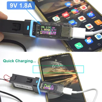 QC3.0 Hitro Polnjenje Avto Polnilnik z Dvojno Vrata USB Telefona DVR kartica Z LED Voltmeter Za TOYOTA, Izhodna Moč 18W Max