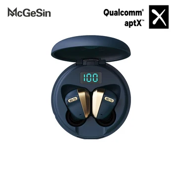 Qcc3020 APTX Slušalke Brezžične Bluetooth Glasbe Čepkov Šport Slušalke Gaming Slušalke QCC3020 Čip Touch Kontrole Z Mic