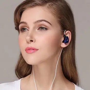 QKZ-AK5 Prenosni Bas Uho Žične Slušalke Športne Slušalke z Mikrofonom Kakovost Zvoka Za Zmanjšanje Hrupa