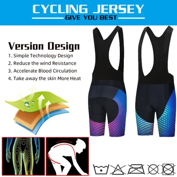 Quick-Dry gorsko kolo oblačila 2021 Ženske kolesarske jersey hlače z oprsnikom nastavite obleko Poletnih športih na prostem, kolesarska oblačila Ženske MTB obrabe
