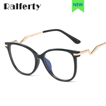 Ralferty 2021 Nove Modre Svetlobe Blokiranje Očala Qualtiy Žensk Očala Okvirji lunette Očal Okvir oculos de grau F95718