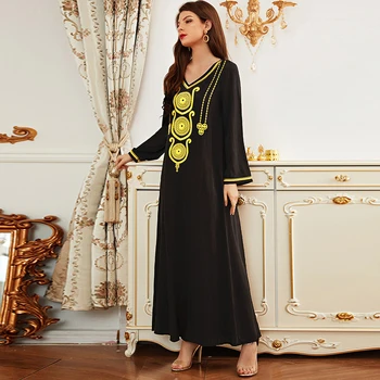 Ramadana Abaya Dubaj Zaviti Turčija Islam, Muslimanska Moda Obleko Obleke Za Ženske Vestidos Haljo Arabe Djellaba Femme Caftan Marocain