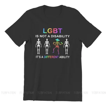 Različni Hipster TShirts LGBT Ponos Mesec Lezbijke, Geji, Biseksualci, Transseksualci in Moških Čistega Bombaža Ulične T Shirt O Vratu Preobsežne