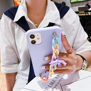 Redmi Opomba 9S 8T 9T Manšeta Primeru Telefon za Funda Xiaomi Redmi Opomba 9 8 Pro 7 6 Primer 3D Nosi Zapestnico Silikonski Pokrov Capa Ženske