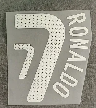 Retro 2010 Portugalska Ronaldo Nameset Ime Število Tiskanje nalepk na Prenos Značko