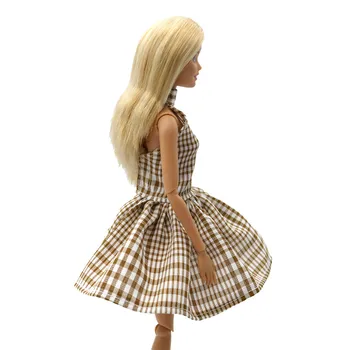 Retro Dolgo Predalčni Obleko, Oblačila za 30 cm Barbie SD FR Blyth Lutka Pribor Dekle Igrače