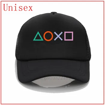 Retro Splash design PS igralništvo Letnik PS5 PS2 PS3 PS4 Xbox Igra postaja poletni klobuki za ženske adut 2020 klobuk opremljena klobuk
