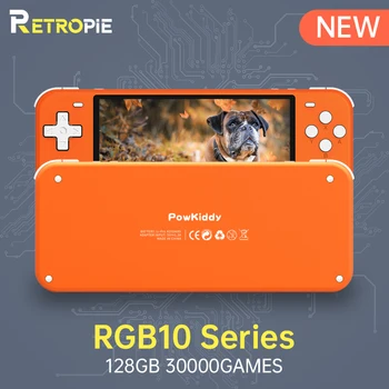 Retropie POWKIDDY RGB10 odprtokodni Sistem, Ročno Igralno Konzolo RK3326 Čip, 3,5-Palčni Zaslon IPS 3D Rocker RGB10 Max Nove Barve