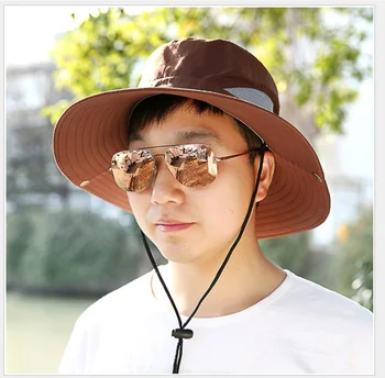 Ribič je klobuk moške prostem Benny klobuk planinarjenje, ribolov Sun Pokrivalo Ženske zložljiva nedelja klobuk korejski nedelja klobuk