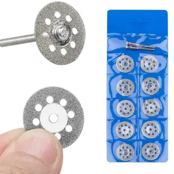 Rotacijski Orodje Krožne Žage za Rezanje Plošč Diamant Za Orodje Moči Mini Vretenu Disk Vaja W4P5