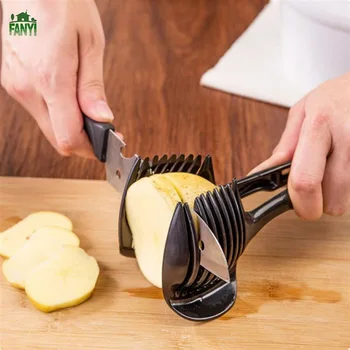 Ročni Kuhinjska posoda in Paradižnika Slicer Kruh Posnetek Sadja in Zelenjave Cut Krompir Apple Ustvarjalne Pripomoček, Kuhinjski Pribor Razčlenjevalniki