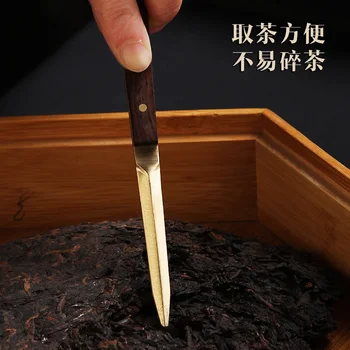 Ročno Sandalovine Čaj Nož Iglo Cone Radoveden Kitajski Rdeči Čaj Nož Pribor Pakiranje Te Verde Chino Teaware DF50TNC