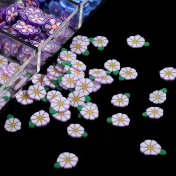 Rože za Nohte 3D Nalepke za Nohte Nail Posušeno Cvetje Decals Nail Art Cvetje Sequins za Dekoracijo Nohtov DIY Crafting