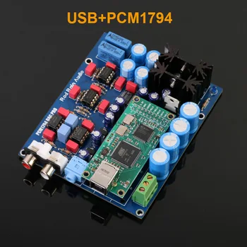 SA9023 PCM1794 DAC Dekoder Odbor USB DAC Zvočne Kartice Končal Zvočno Kartico Za Amplificador Ojačevalniki