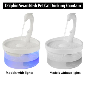 Samodejno Kroženje Vode Razpršilnik Za hišne Ljubljenčke Mačka Razpršilnik Vode LED Pet Samodejno Pitne Fontane Za Hišne živali