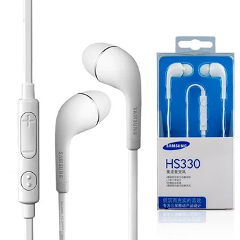 Samsung HS330 Slušalke z mikrofon Nadzor Glasnosti 3,5 MM slušalke za V uho Za S10 S8 S9 Opomba 4 5 8 9 A30 A50 A31 A51 Xiaomi Huawei