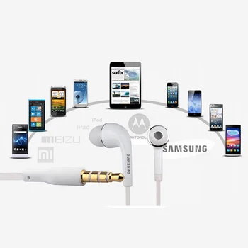 Samsung HS330 Slušalke z mikrofon Nadzor Glasnosti 3,5 MM slušalke za V uho Za S10 S8 S9 Opomba 4 5 8 9 A30 A50 A31 A51 Xiaomi Huawei