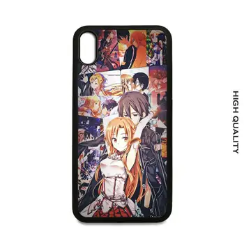 SAO Sword Art Online Kirito Anime Mehko TPU Težko PC Telefon Primeru Za Samsung S9 S10 S20 Plus S21 S30 Ultra S7 S8 S10e Opomba 9 20