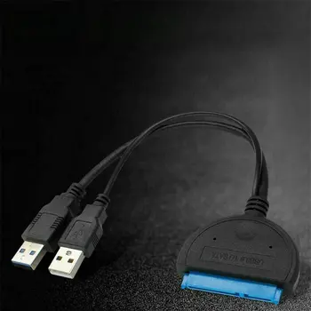 SATA 3 Kabel Sata na USB 3.0 2.5 Inch Adapter za Hitrejši Prenos Podporo za 2.5 Inch Zunanji SSD HDD Trdi Disk Kabel Pretvornik