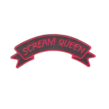 Scream Queen Zombie Grozljivke Mrtvih Obliž Vezenje Obliži Za Jakno Sew Na Obliži